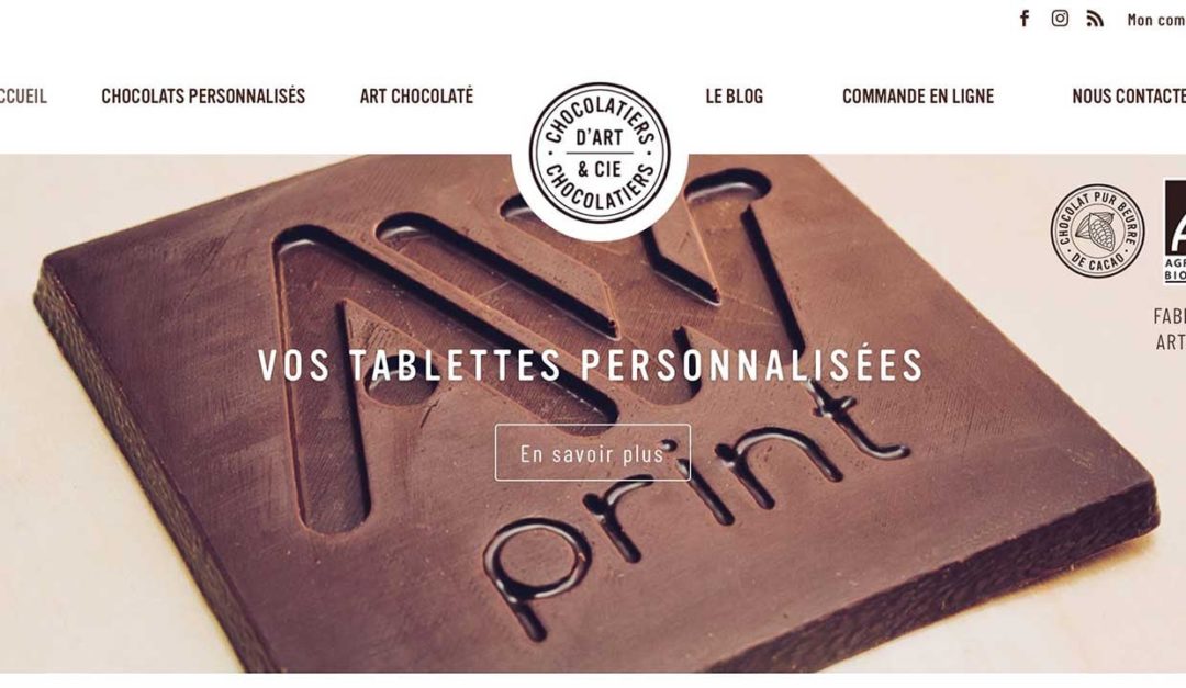Site Chocolatiers d'art