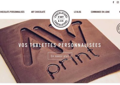 Site Chocolatiers d'art