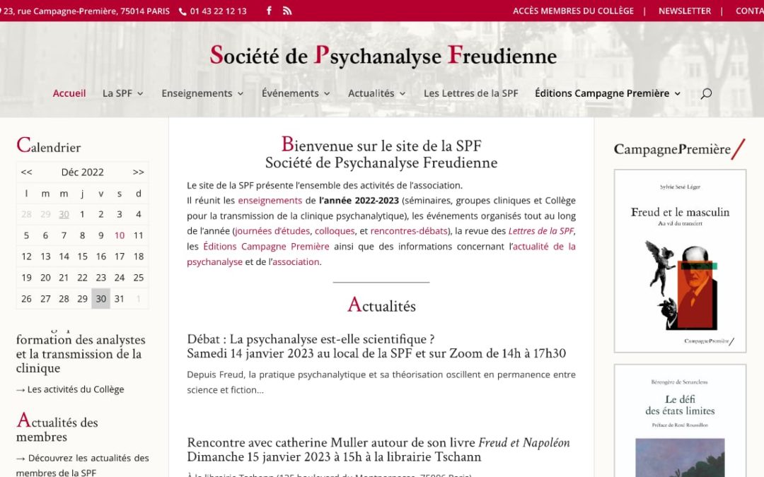 Société de Psychanalyse freudienne (SPF)
